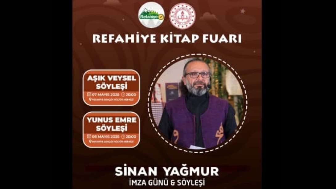 REFAHİYE KİTAP FUARI SÖYLEŞİ PROGRAMI
